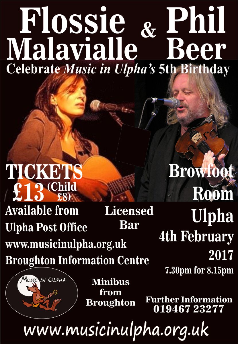 Phil Beer & Flossie Malavialle (Feb 2017)